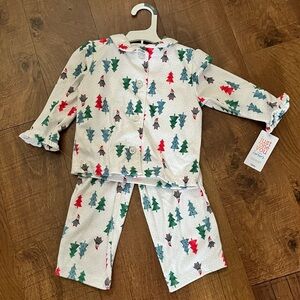 NWT just for you by carters toddler girl 18 months 2 Piece Christmas Pajamas
